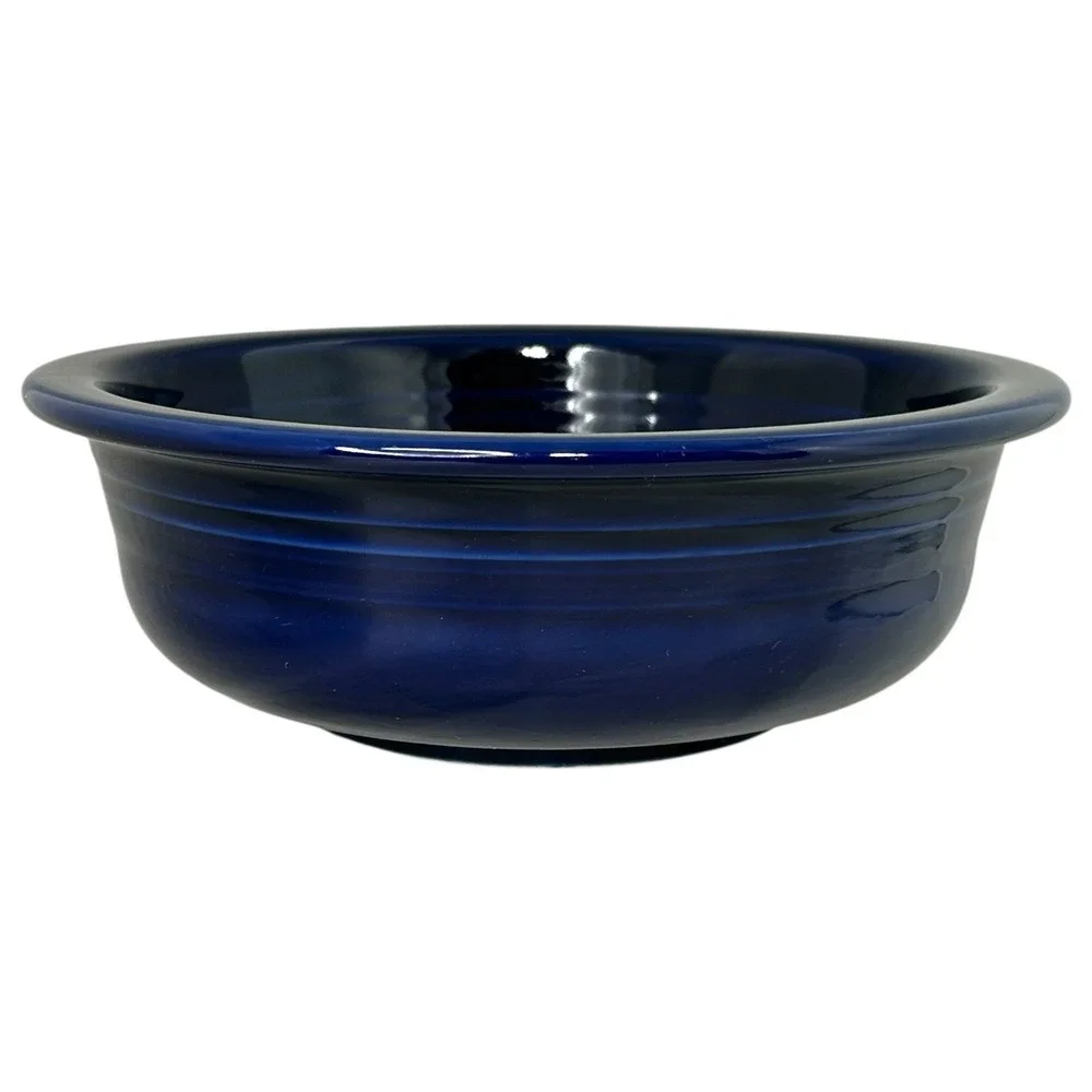 Fiesta Large Classic Bowl 8.25 Cobalt Blue Straight Sides 40 OZ Excellent